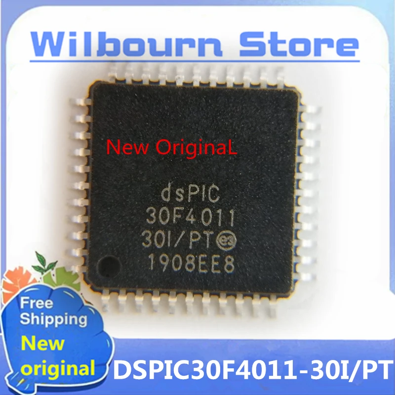 10pcs/lot DSPIC30F4011-30I/PT 30F4011   DSPIC30F4011 QFP-44  in stock