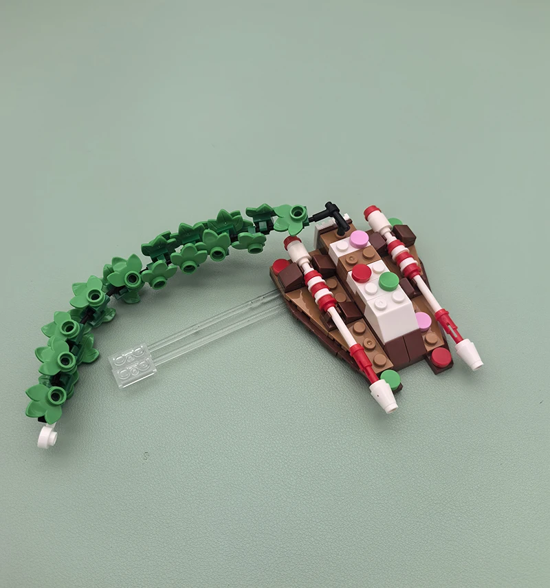 Mymocs Christmas Gingerbread Snowspeeders Compatible 40806 Gingerbread AT-AT Addon Model Spaceship Sets Building Blocks Toys