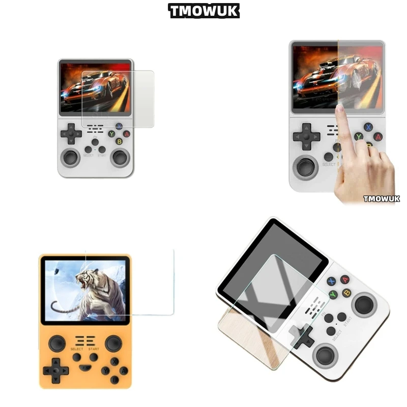 

For R36Pro R36S R35D RGB20S R36XX R40S Pro K36 R36HD Anti-fall Tempered Glass Screen Protector Retro Console
