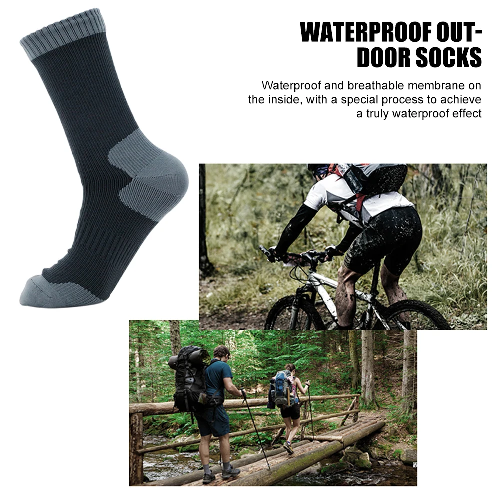 Outdoor Sports Waterproof Socks Multipurpose Outdoor Waterproof Socks for Outdoor Hiking Wading Camping Fishing Accessories