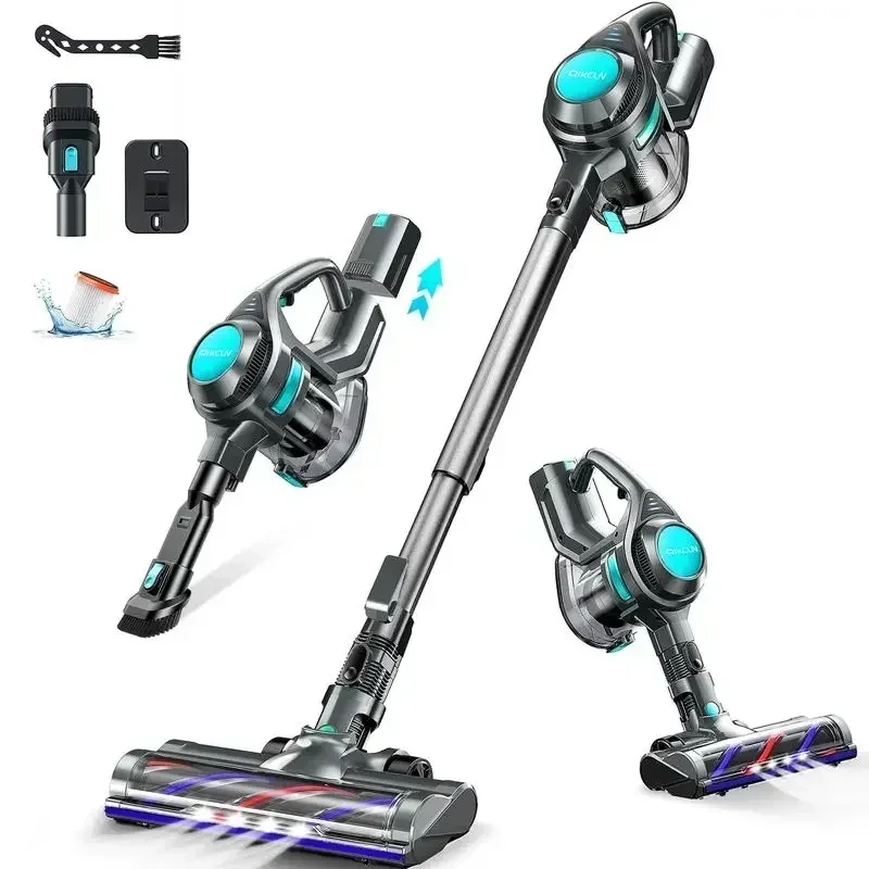 VC05 Cordless Vacuum Cleaner with 23Kpa and 30Mins Runtime for Pet Hair Hardwood Carpet, Halloween Bundle Available