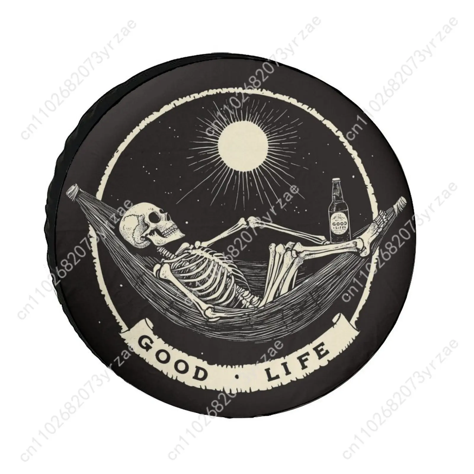 

Skeleton Man Various Models Spare Car Tire Cover Sand Dust Prevention Protect Wind Rain Tire Cover Sturdy Durable Tire Covers