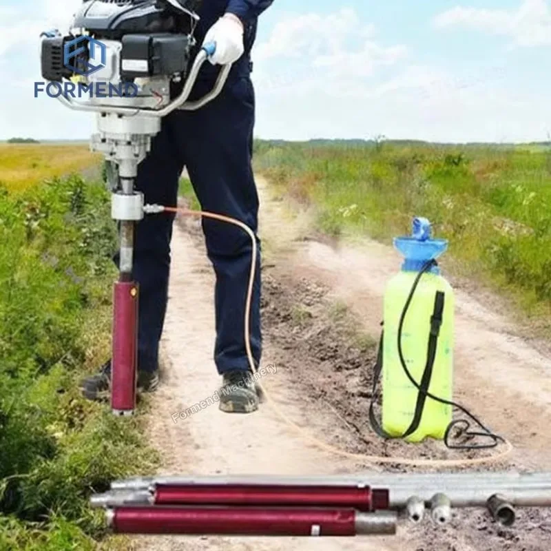 Portable and Simple Backpack Drill Rig Efficient Small Soil Core Sampling for Mining