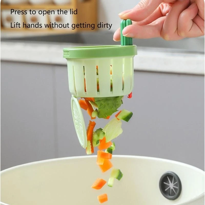

Convenient Cactus Kitchen Sink Basket with Auto Dump Function ABS Strainer Space Saving Cactus Sink Drain Filter high quality