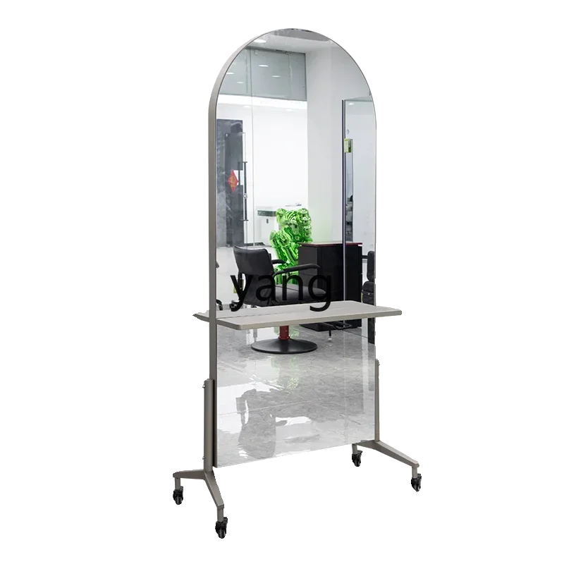 

LMMremovable stainless steel floor-to-ceiling full-body mirror double-sided hair salon hair-cutting mirror