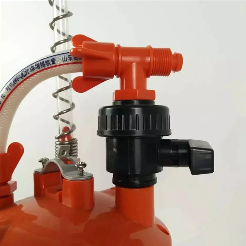 Poultry Farming System Water Line Water Pressure Regulator Automatic Pressure Regulating Valve 1Pcs Red