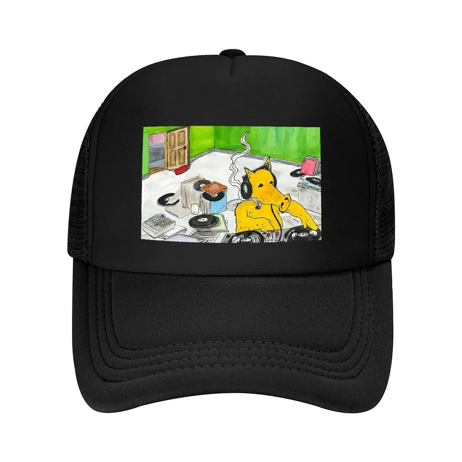 

Quasimoto DJ Baseball Cap Military Cap Man hard hat Wild Ball Hat luxury caps Hats For Men Women's