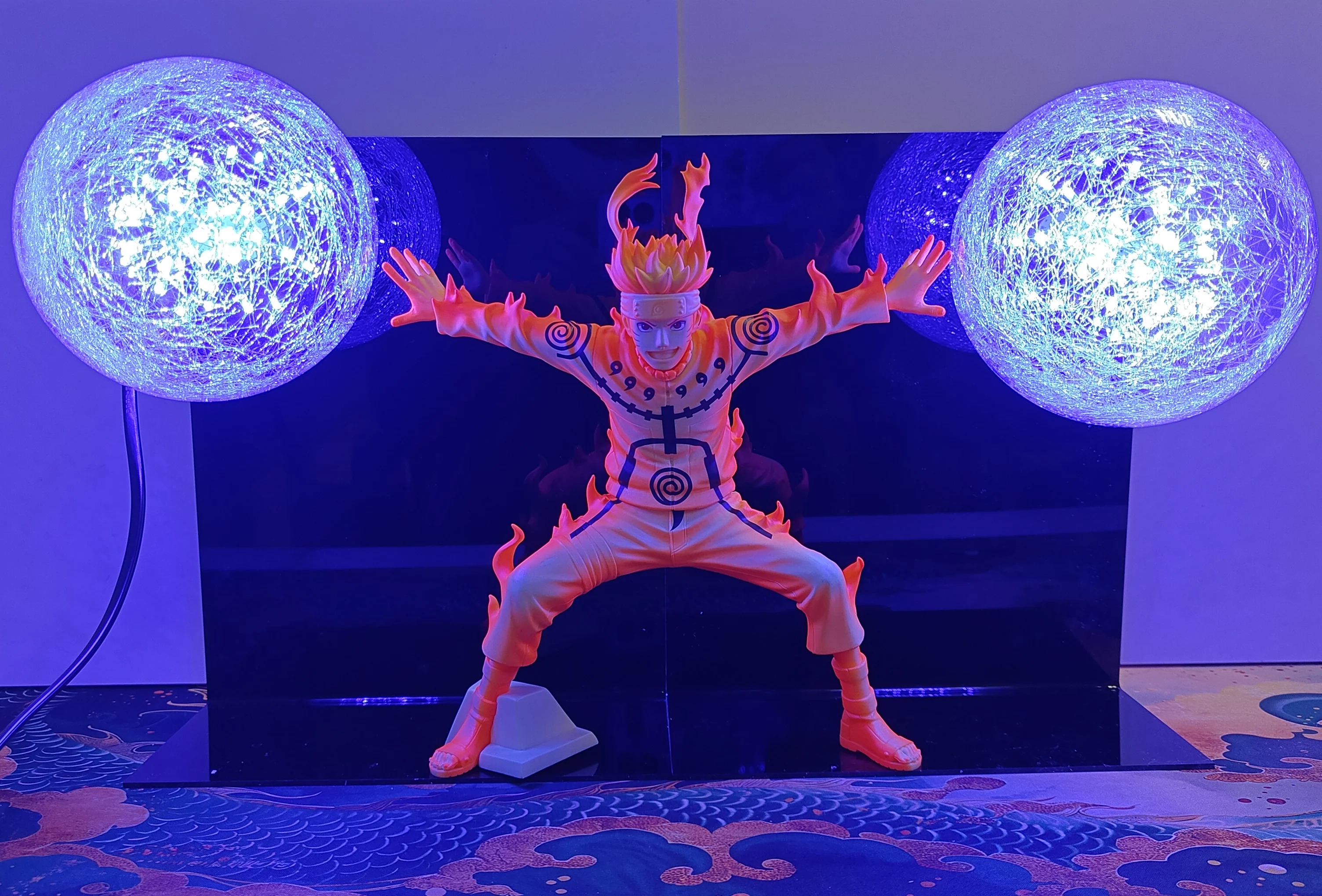 

Naruto Anime Figures Rasengan Led Diy Lamp Action Figurine Toys Naruto Shippuden Uzumaki Naruto Kurama Nightlight Model Figure