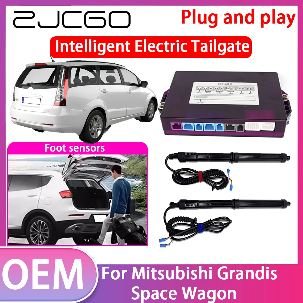 ZJCGO Electric Tailgate Lift Drive Trunk Opening Tail Gate Lift Soft Close Car Door For Mitsubishi Grandis Space Wagon