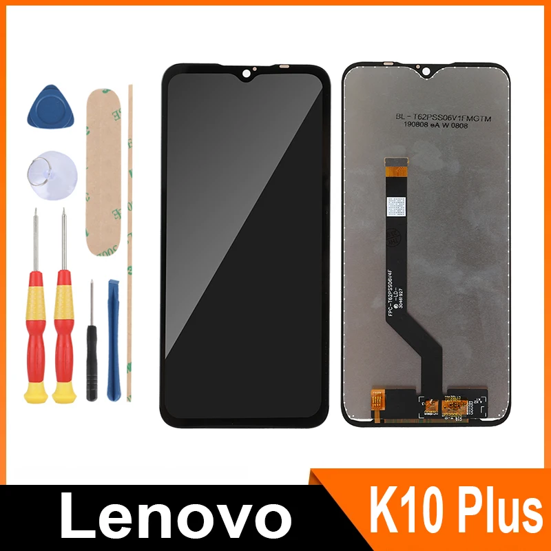 GEFENSI Para Lenovo K10 Plus / 6,22" FHD + Tela LCD + Tela Sensível Ao Toque