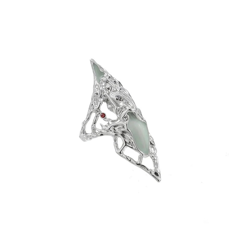 Cutout Rings In Cyberpunk Style Are Party Gifts For Women\'s Jewelry Accessories
