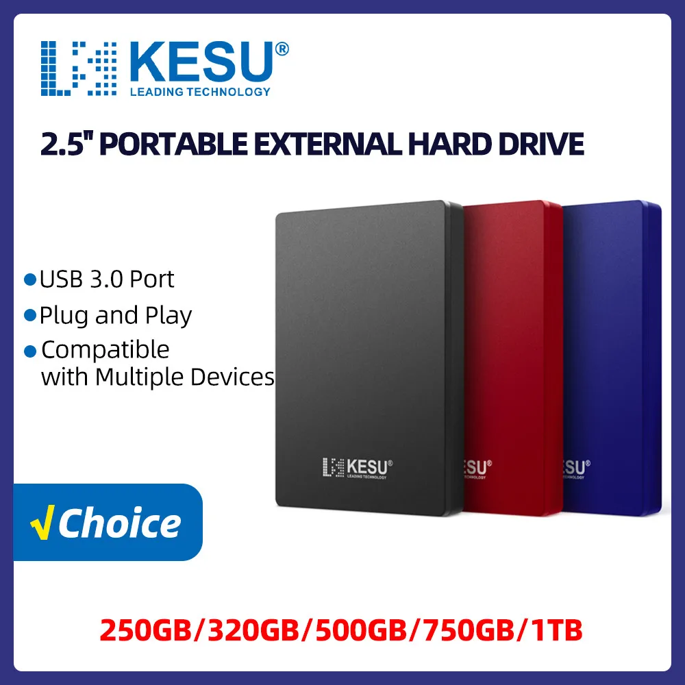 HDD Portable External Hard Drive 2tb/1tb/500gb 2.5