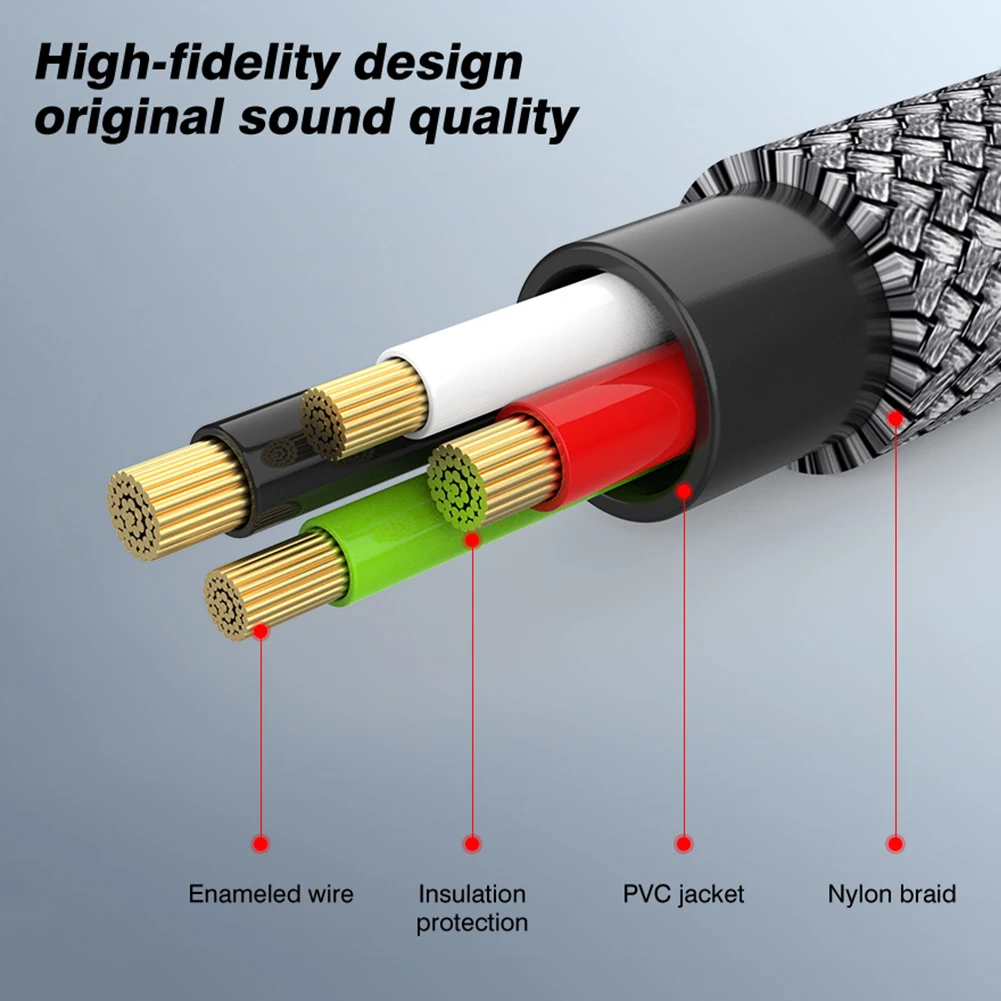 Kabel USB z USB do RCA kabel Audio typu C do 2 RCA do wzmacniacza głośnika Huawei Xiaomi Laptop 1m 2m 3m Splitter USB C RCA Y