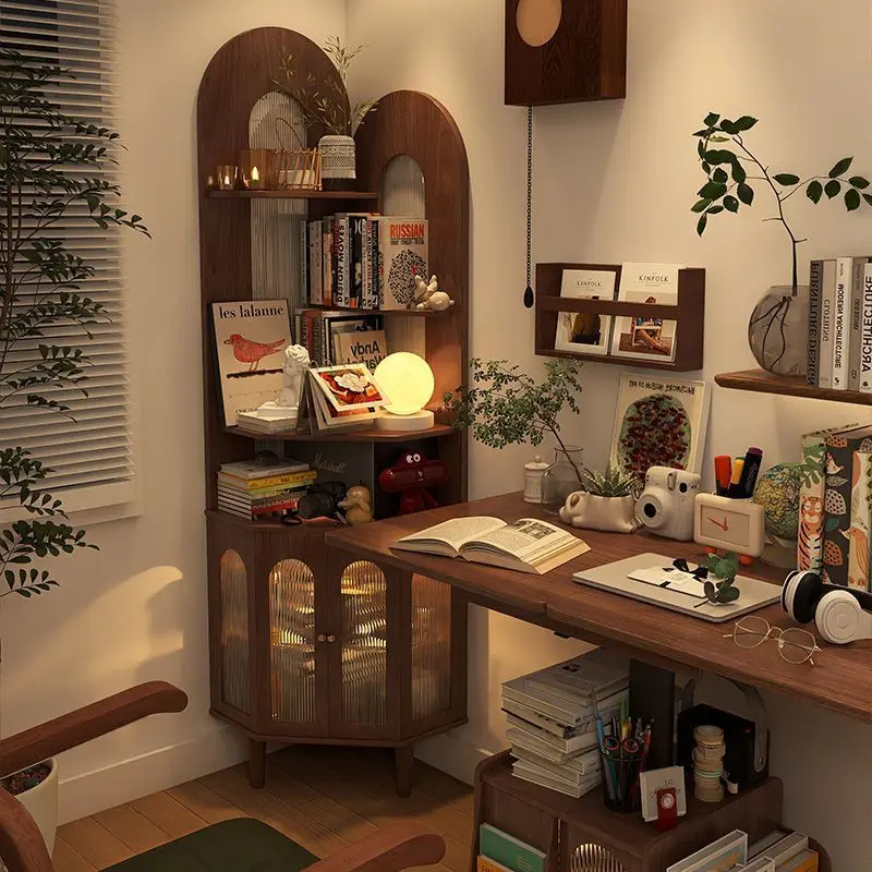 

Shadow Furniture Corner Cabinet Bedroom Shelf Retro Living Room Antique Corner