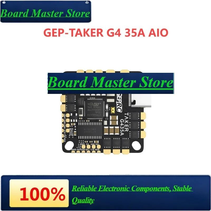 BaMasGEPRC GEP-TAKER G4 35A AIO G473 Main Control 170MHz 2~4S Transmitter Flight Control System RC FPV Racing Drone