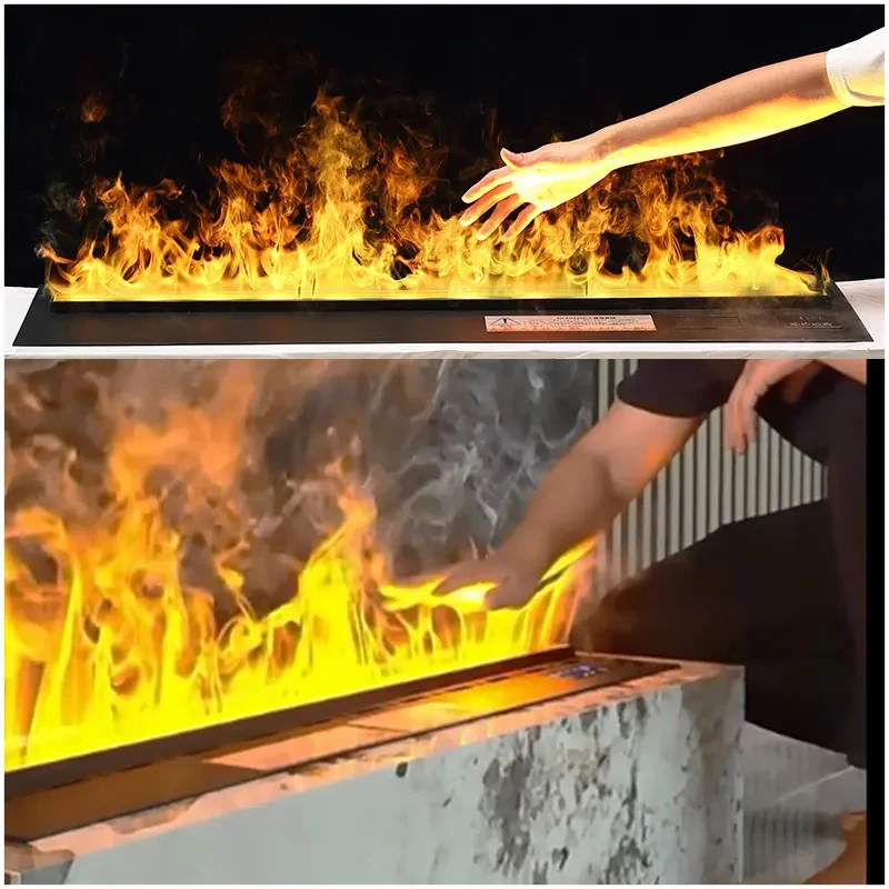 60 inch or 1500 mm 3D water steam electric fireplace indoor