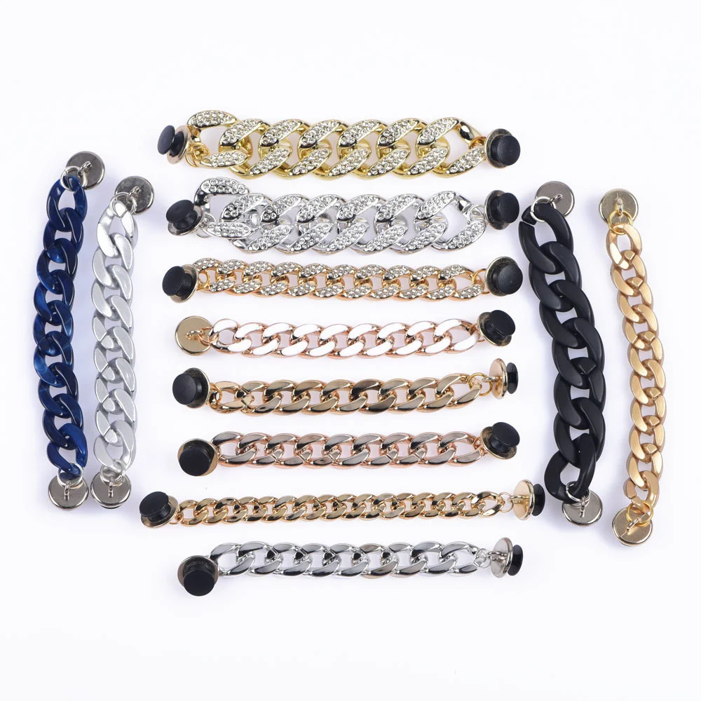Bling Shoe Chains Metal Bling Shoe Charms Decorations Accessories for Girl Women Gifts image 3