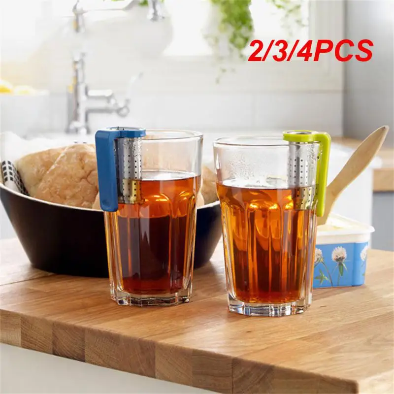 2/3/4PCS Tea Maker Easy To Clean Durable Stainless Steel Tea Strainer Tea Strainer Tea Set Relaxation Innovative Functional