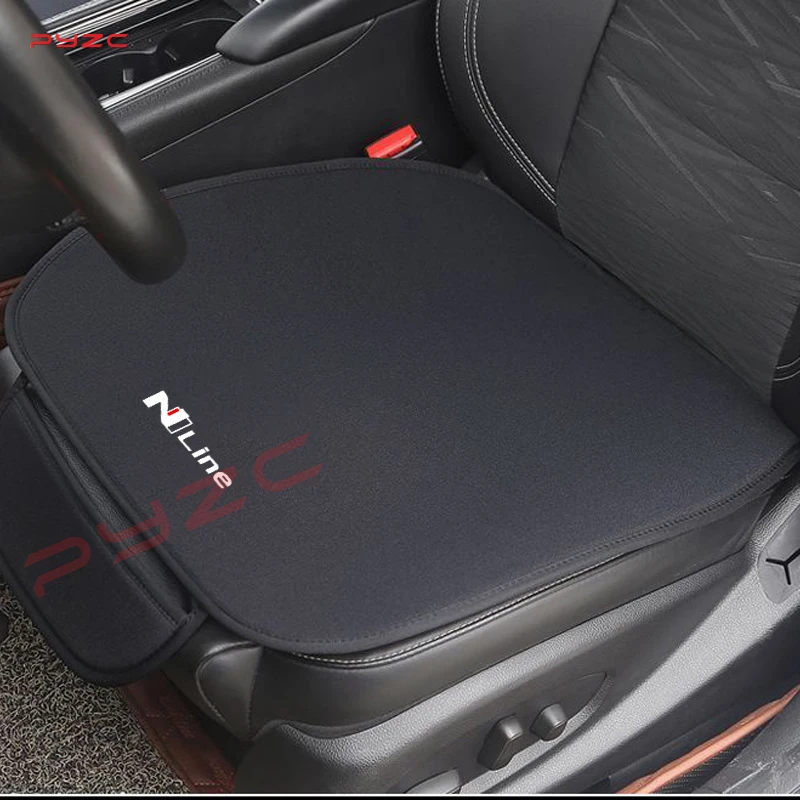 1Pcs Car Seat Cover Cushion Protection Pad For Hyundai N LINE i20 i30 Delicate suede material Auto Interior Accessories