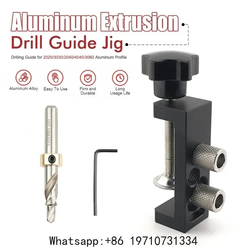 20/30/40 Series Extrusion Drilling Fixture: Precision DIY Machinist Guide for Accurate Perforation and Countersinking