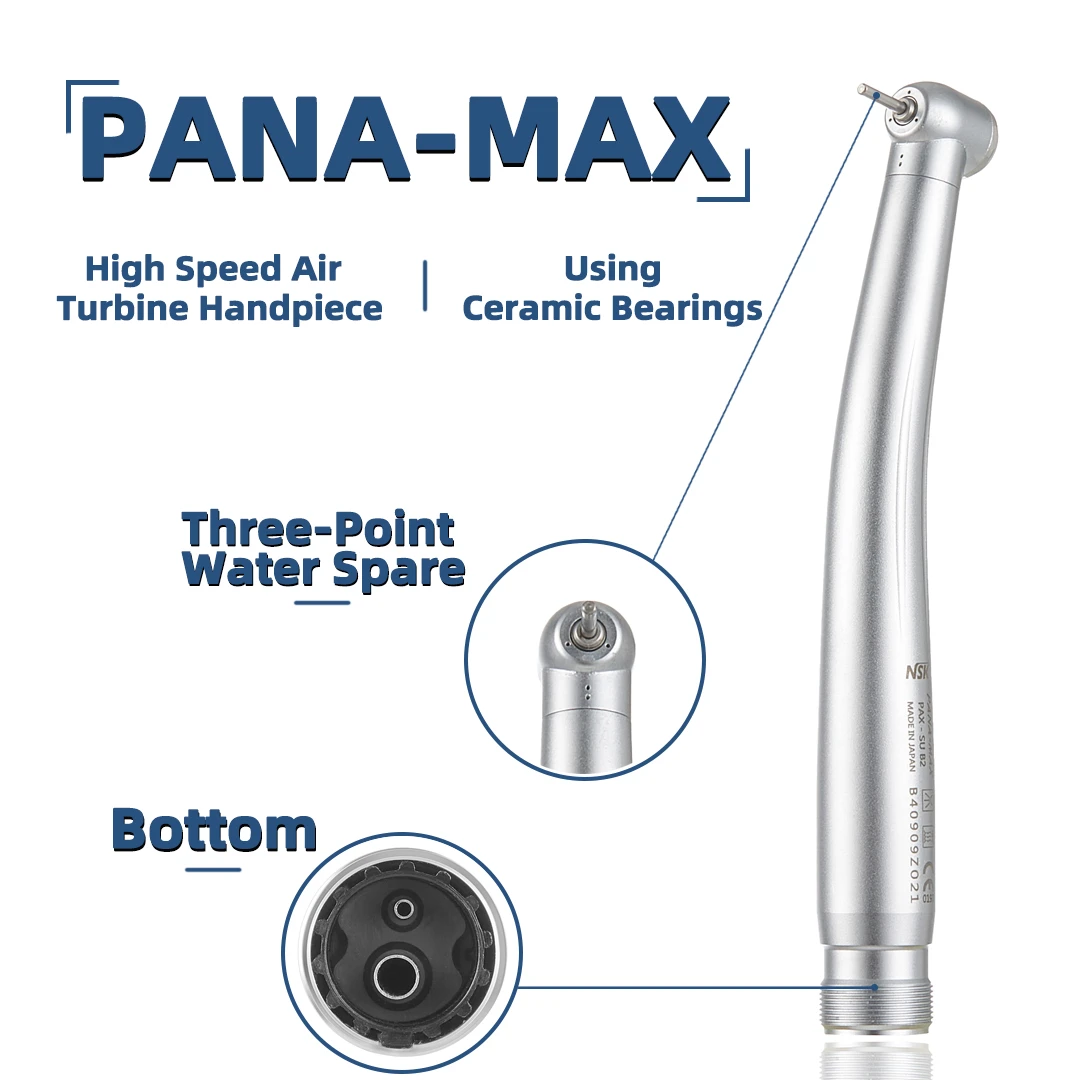 Nsk PANA-MAX PAX-SU dental handpiece de alta velocidade com único sprays de água handpiece dicas odontológicas turbina ar canetas de alta rotação