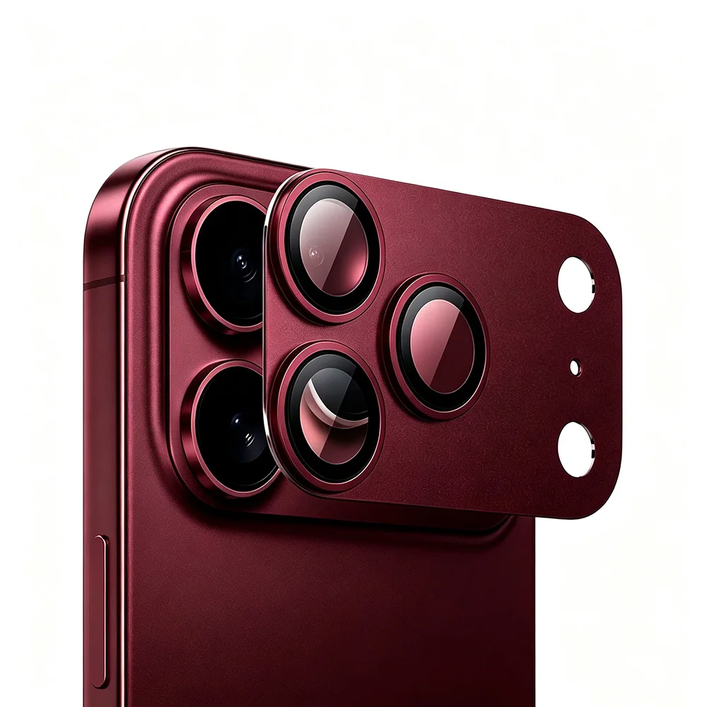 NNBILI 1 Stück Metall-Glas-Kameraobjektivschutz für iPhone 18 Pro 18 Pro Max 17 Pro 17 Pro Max iPhone Objektivabdeckung Zubehör