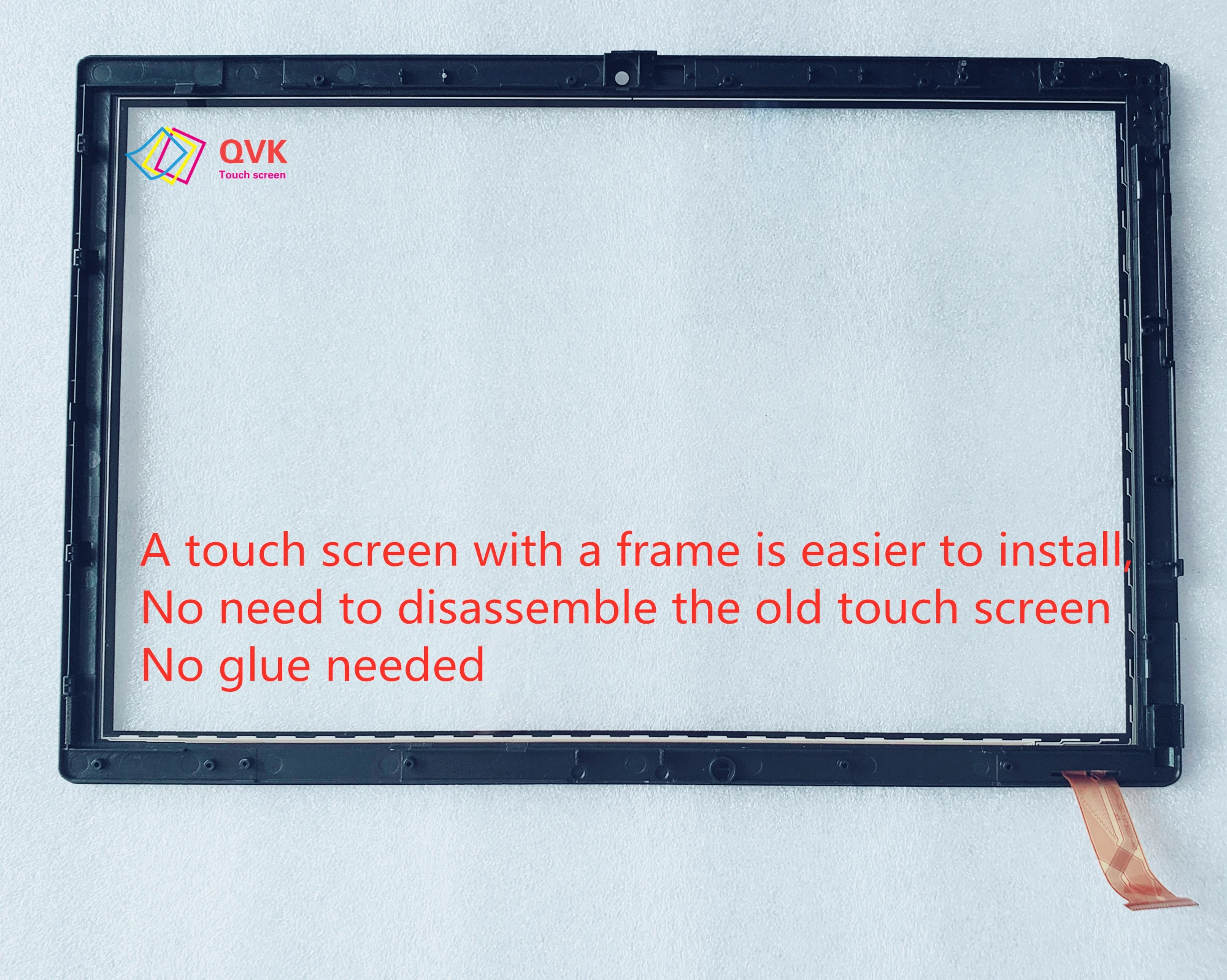 +Frame 2.5D 10.1inch For Blackview Tab 8 / 8E 4G LTE Tablet PC Capacitive Touch Screen Digitizer Sensor External Glass Panel