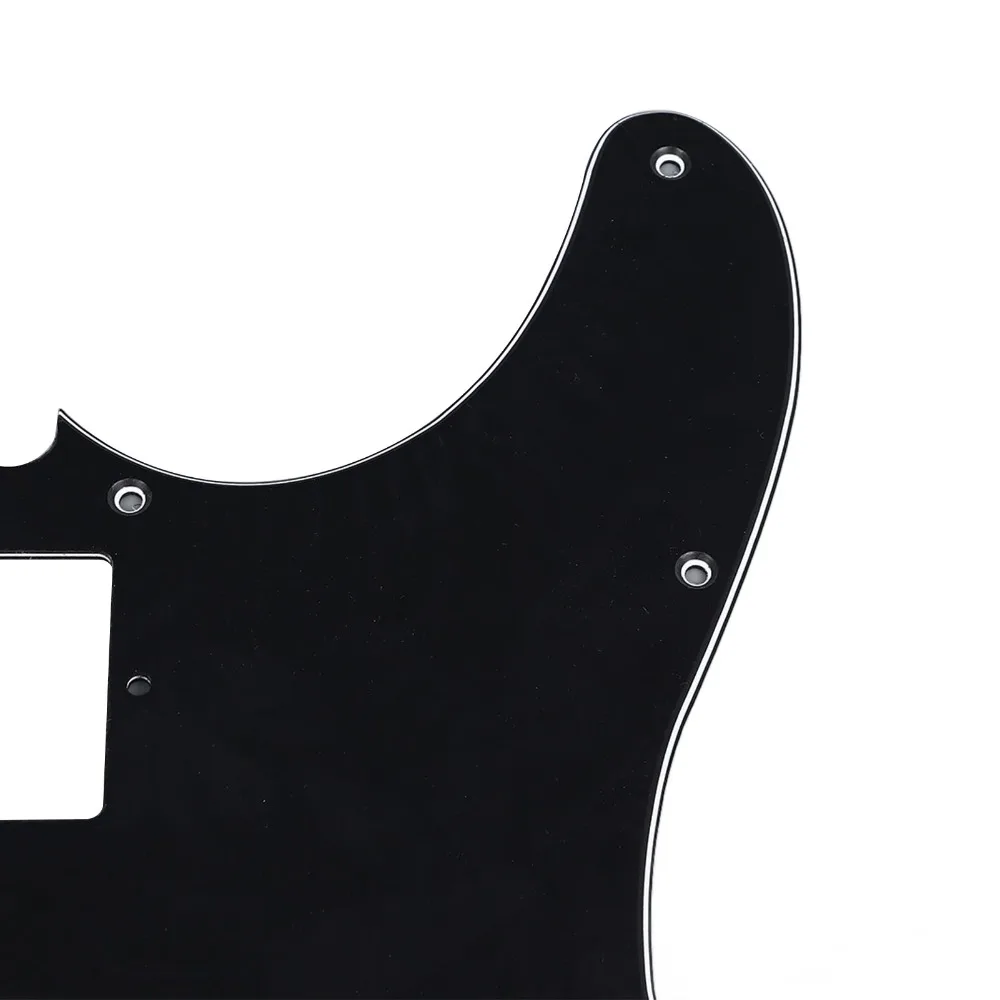 Plastic Material Guitar Pickguard 8 Hole Black Color Humbucker Pickguard 3 Ply For FD TL Guitar Guard For Telecaster Guitar