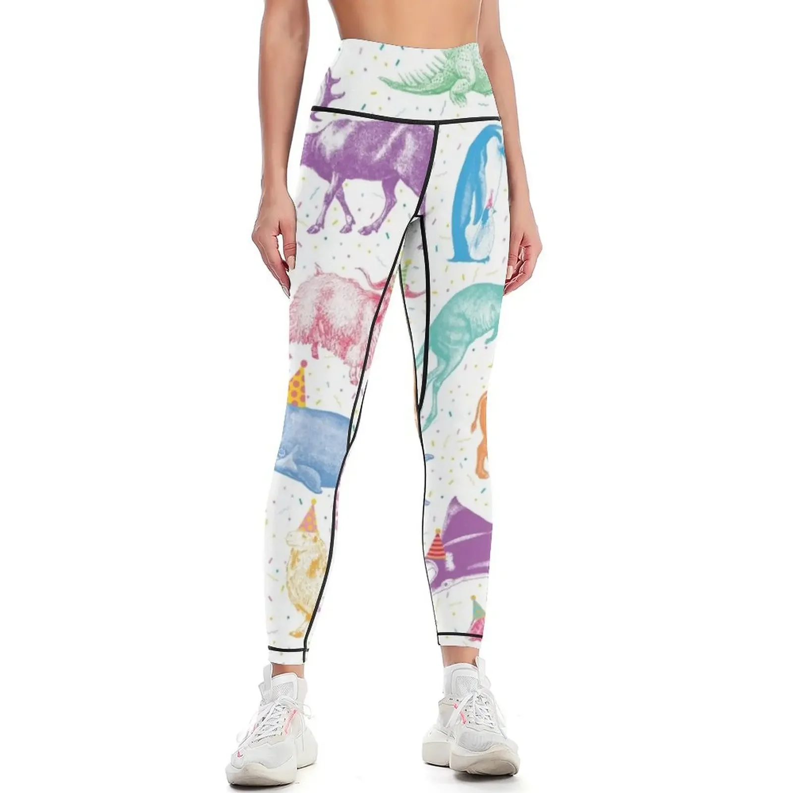 

Party Animals Leggings sporty woman gym Women's fitness Sweatpants Leginsy push up Womens Leggings