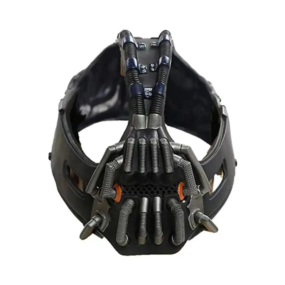 The Horror  Dark Knight Bane Latex Mask Helmet Horror Role Play Head Cover Adult Cosplay Costume For Halloween Party