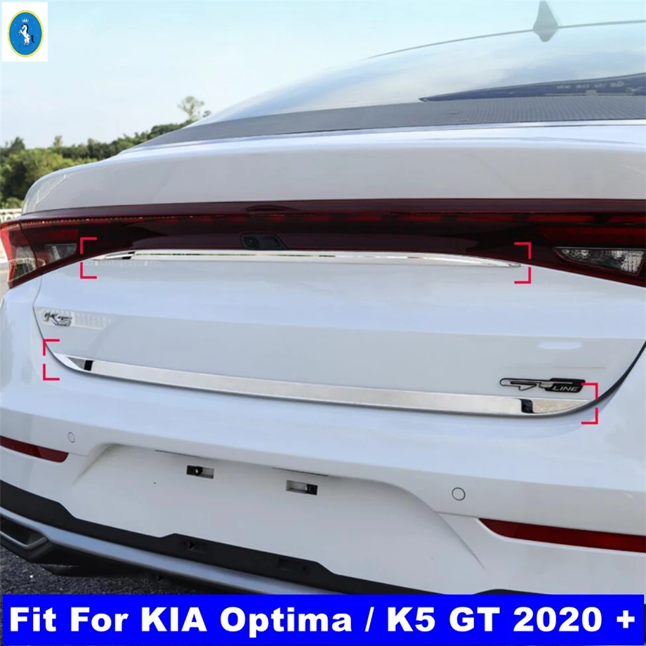 

Car Accessories Tailgate Door Strip Accent Garnish Styling Rear Trunk Tail Gate Cover Trim Fit For KIA Optima K5 GT 2020 - 2022