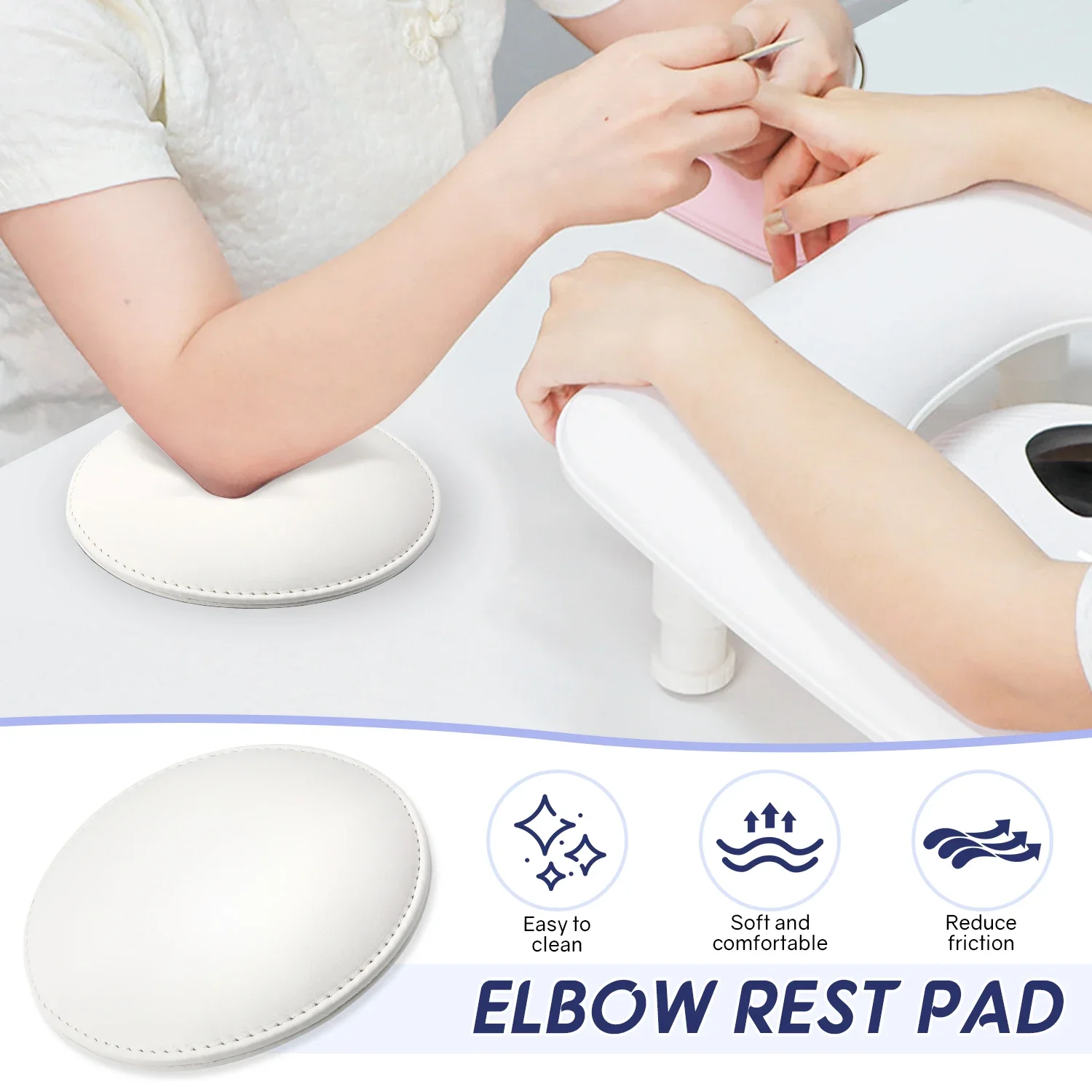 DianaBeauty Nail Elbow Pillow Rest Arm Rest Heart Shape Comfortable Hand Pillow Nail Elbow Pad Elbow Rest Pad Nail Tool