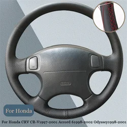 Microfibre Leather Car Steering Wheel Cover For Honda CRV CR-V1997-2001 Accord 61998-2002 Odyssey1998-2001 Interior Accessories