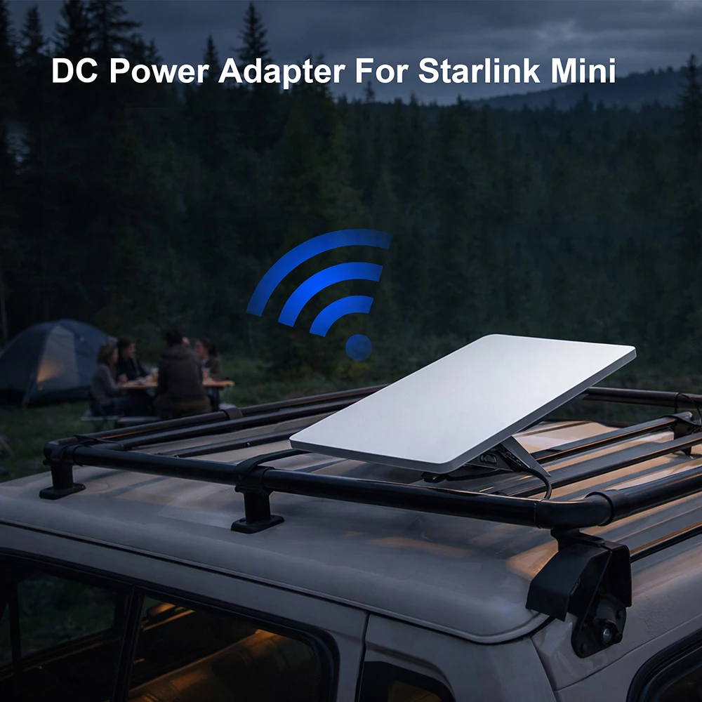 Autoladegerät für Starlink Mini, 255W 5-Port 60W 30V/2A DC-Anschluss & 100W USB-C PD Schnellladung für MacBook Pro iPhone17 Samsung S26 – Detail 10