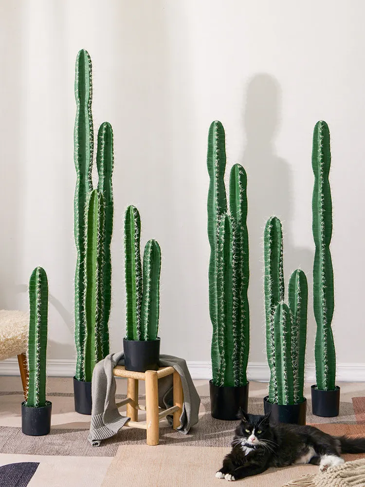 Simulated cactus false cactus ball volume indoor window decoration potted plant landscaping
