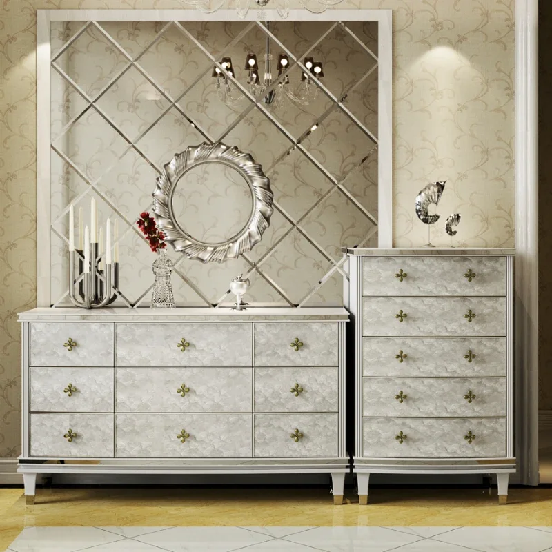 Drawers Luxury Cabinets Entryways Pantry Craft Nordic Curio Mirror Drawers Living Room Cabinets Storage Gabinete Home Furniture