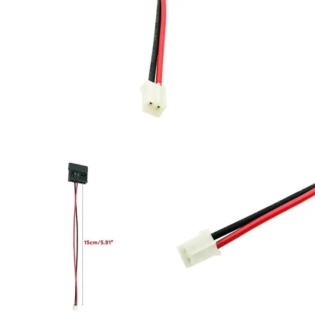 22AWG Mini 2Pin to Power Cable Expand Power Supply Cable for Computer