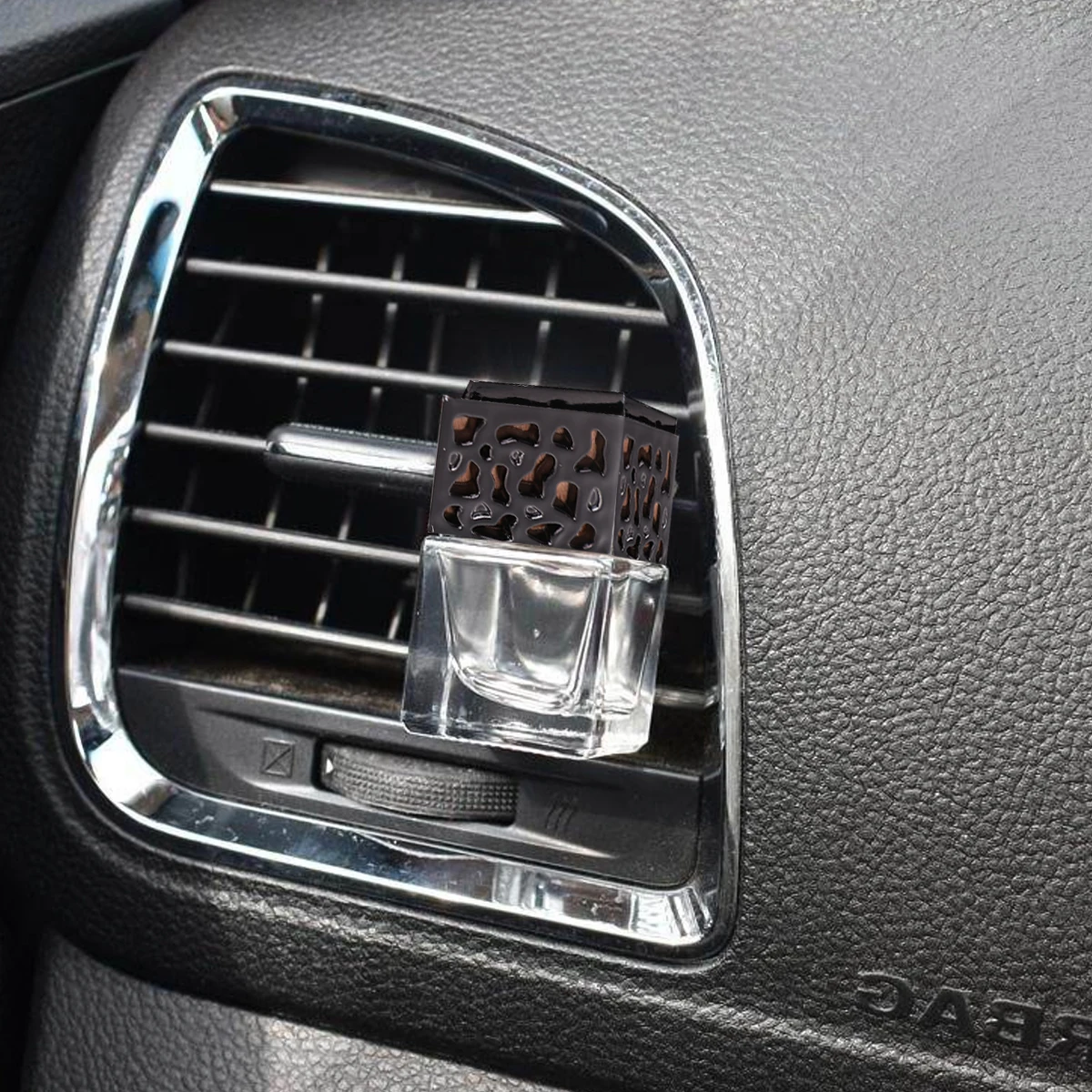 

2Pcs Car Air Vent Freshener Clip Rotatable Aroma Bottle Vent Decoration Stress Relief Car Interior Decoration Essential