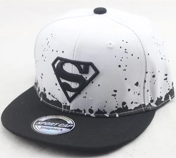 Movie Superman Cosplay Hat Superhero Clark Kent Bruce Wayne Children\'s Baseball Cap Embroidered Sunshade Hat Duck Tongue Hat Uni