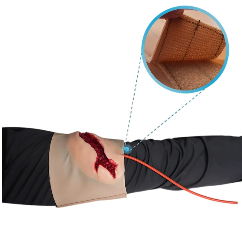 Wearable Leg Wound Hemostasis Control Model Simulates Wound Practice Model Training Kit Teaching Tool