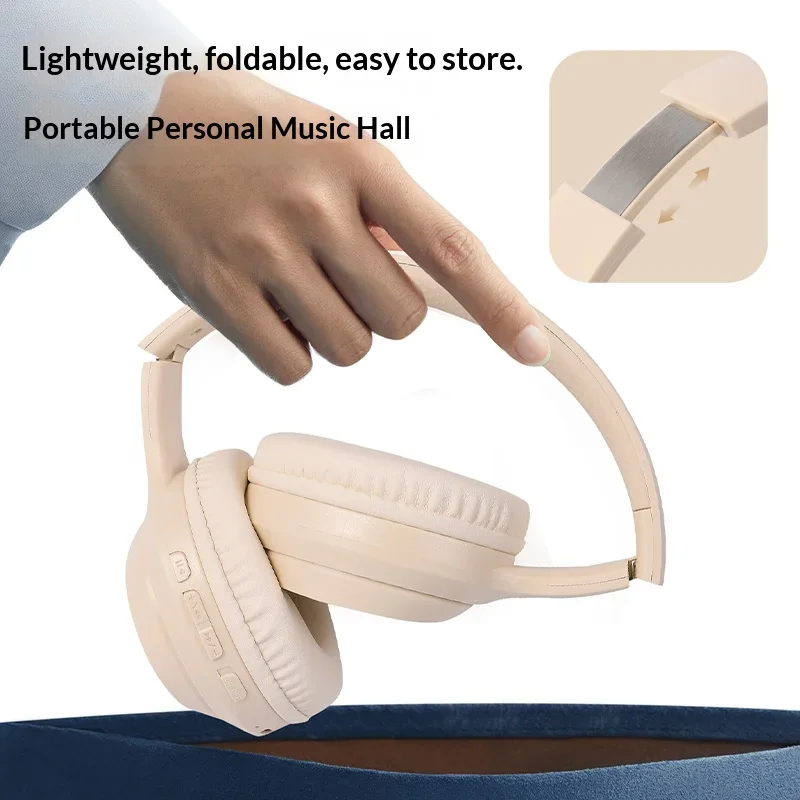 Bluetooth 5.3 Foldable Gaming Headphones 5