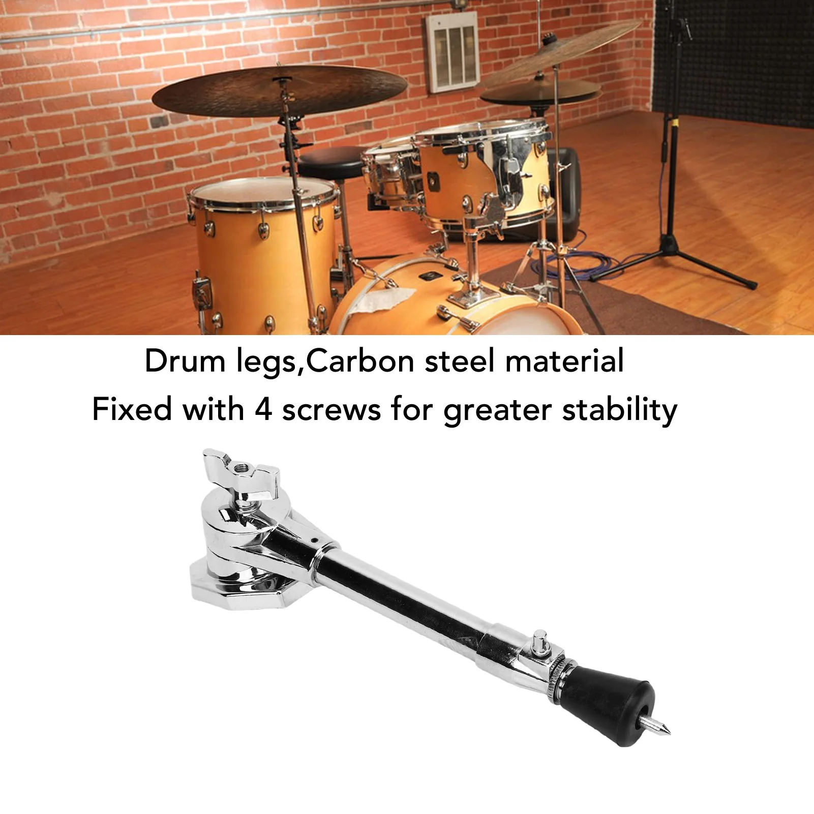 drum-spur-leg-carbon-steel-anti-slip-angle-adjustable-drum-support-stand-bracket-enhanced-stability-durable-replacement-parts