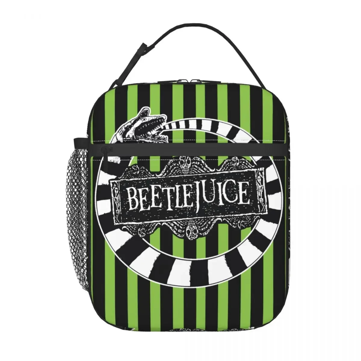 Multifuncional Worm Lunch Box para crianças, refrigerador térmico, isolado, filme de terror, tim, Burton, comida, escola