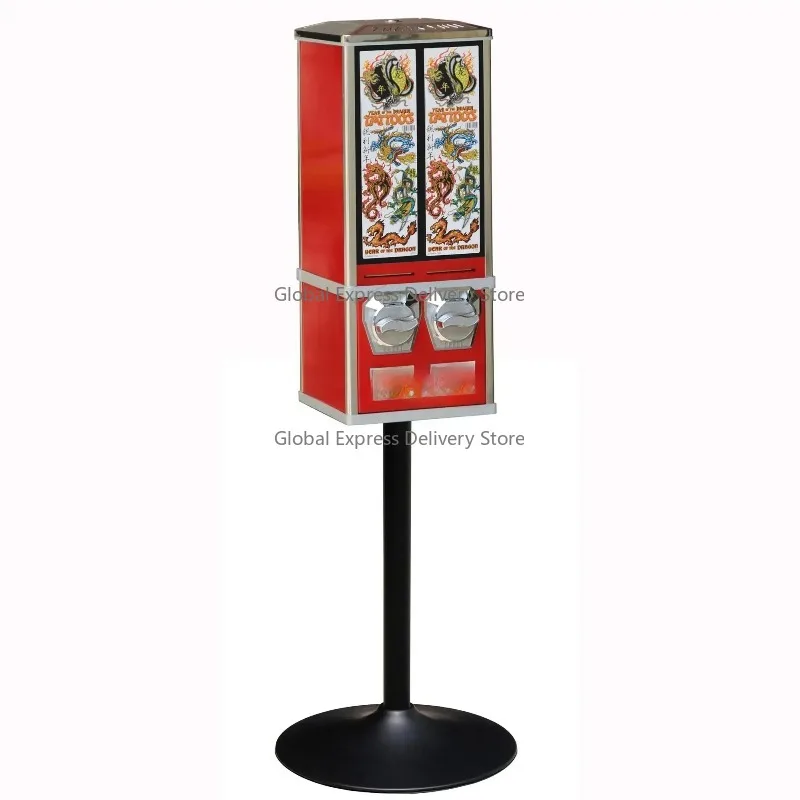 Cartoon Card Sticker & Tattoo Vending Machine - Automated Dispenser for Trendy Accessories