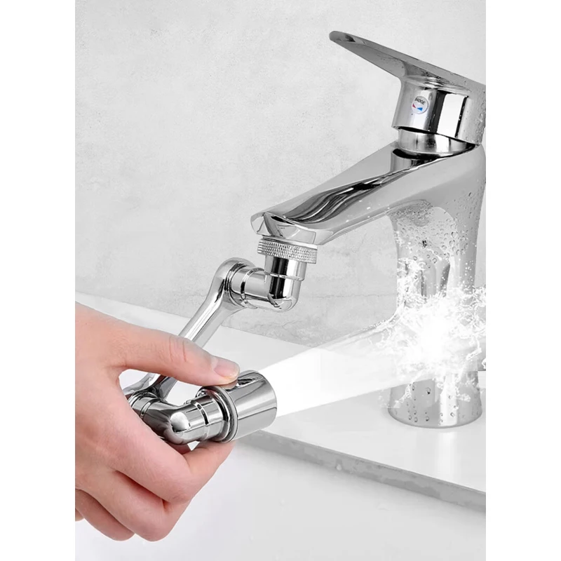 1080° Universal Rotation Faucet Extender Sprayer Head Kitchen Robot Arm Extension Faucets Mixer Aerator Bubbler Water Tap Nozzle