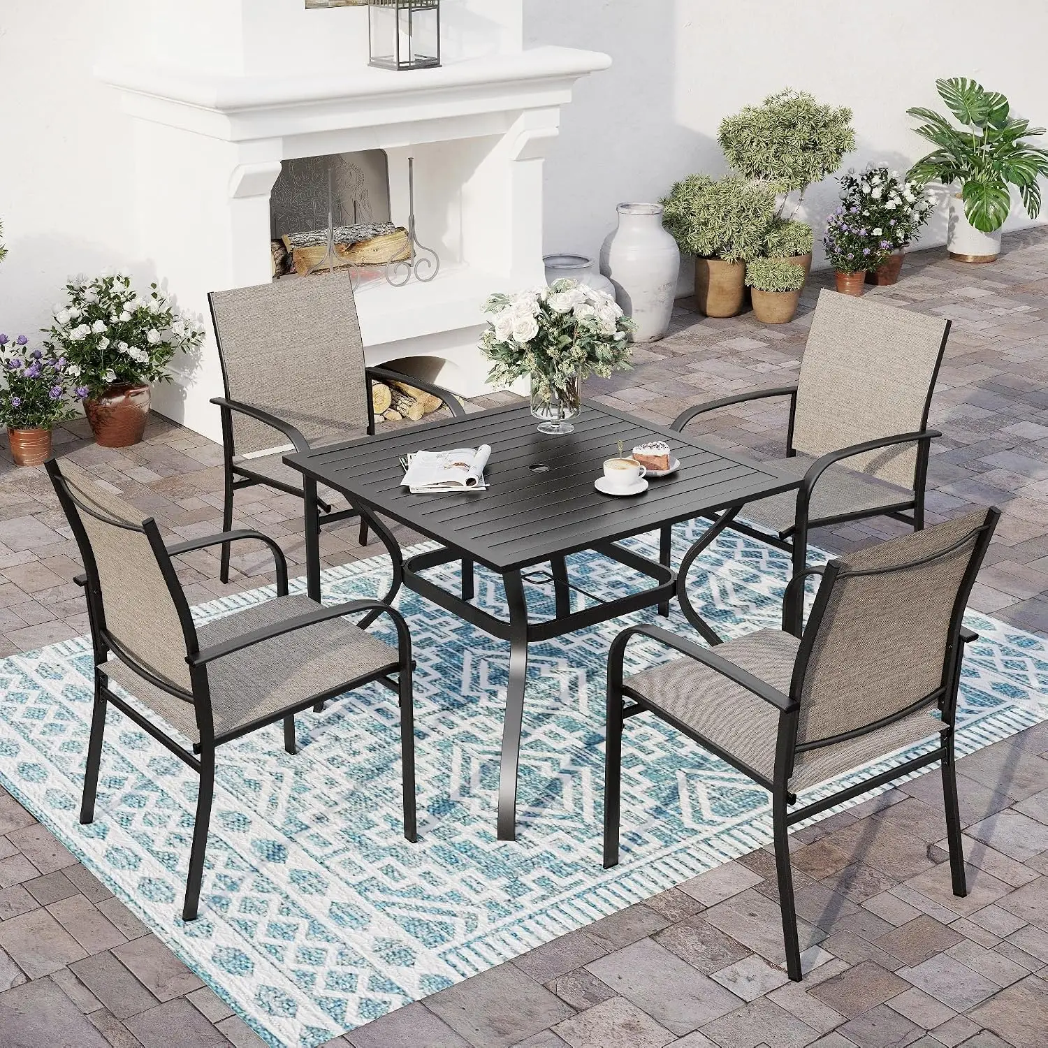 5pc Patio Dining Set 37