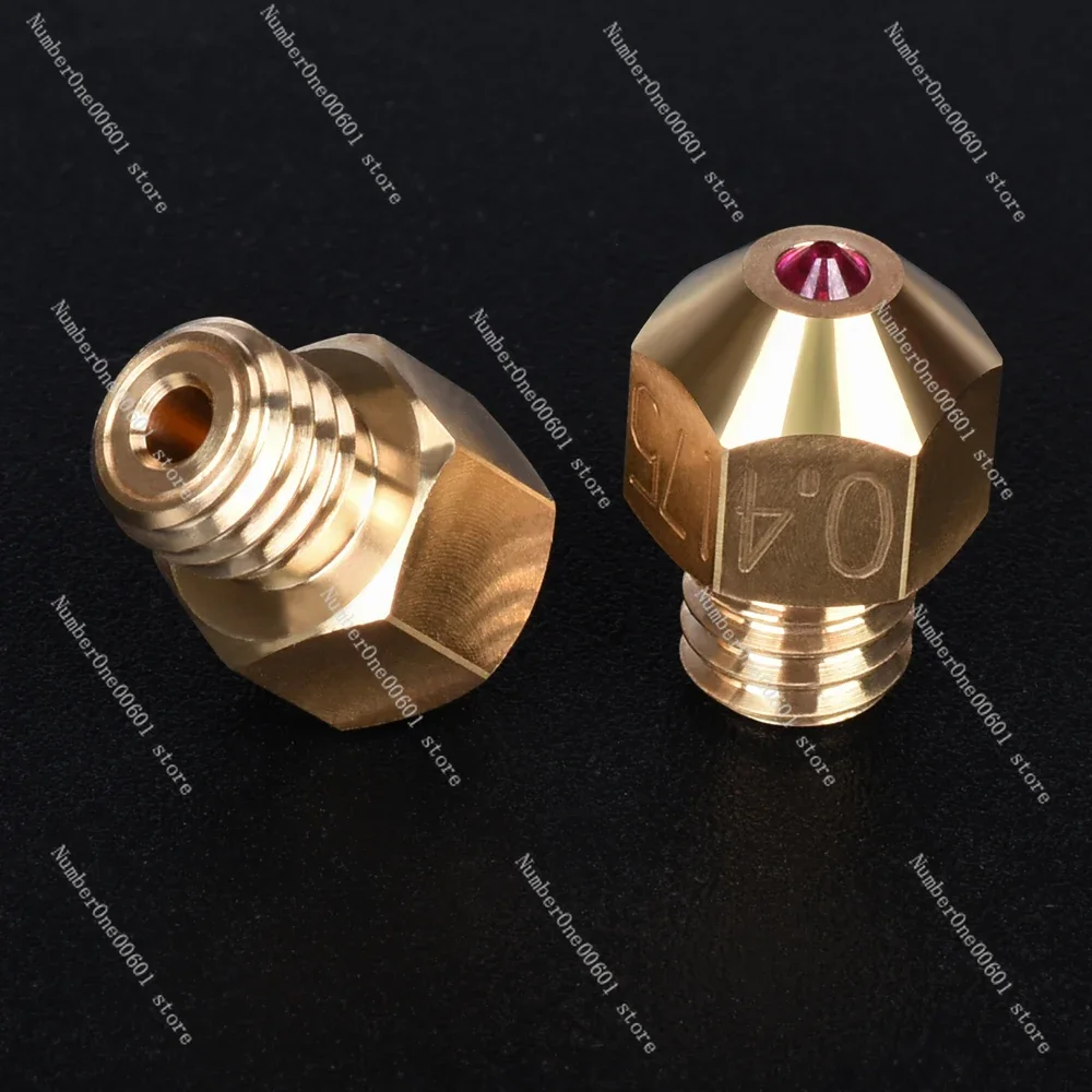 3D Printer Accessories Ruby Nozzle MK8 E3D 0.4mm Wear Resistance Carbon Fiber Nemesis