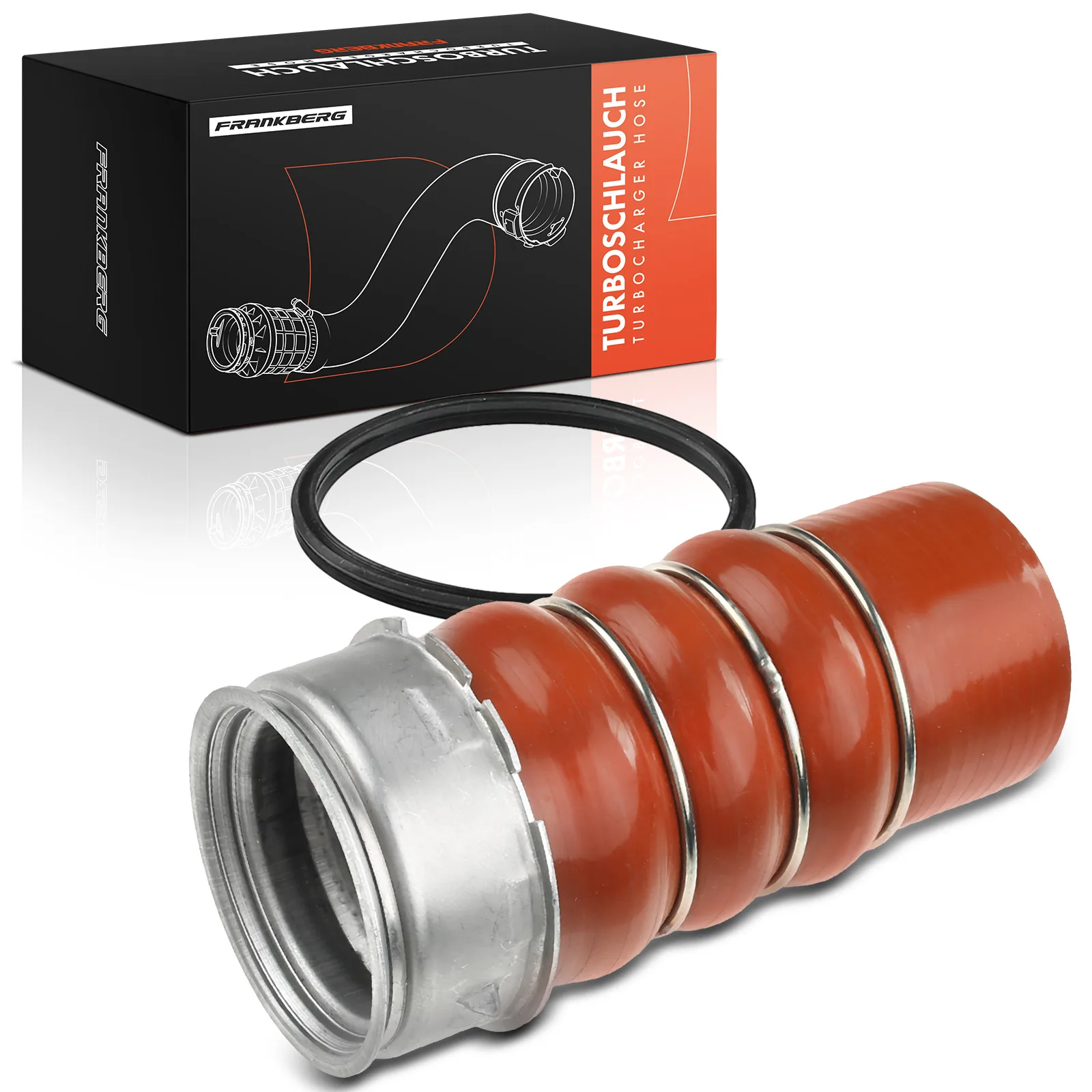 Frankberg 1x Radiatorslang Turboslang Ladeluchtkoeler voor BMW 3 Serie E90 3 Serie Cabrio E93 3 Serie Coupé E92 V20-2718
