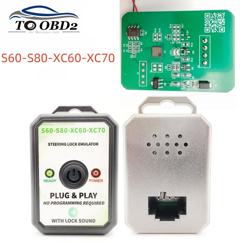 for Volvo S60 S80 XC60 XC70 KEYECU Steering Lock Simulator Emulator With Lock Sound P31202262 / P30776153 / P31202090