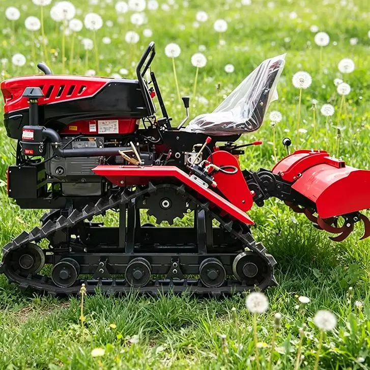 

Customized Rotary Tiller Good Value Ride-On Plowing Machine, Crawler Tractor & Agricultural Rotary Tiller